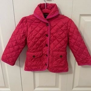 Ralph Lauren girls pink puffer jacket size 2T